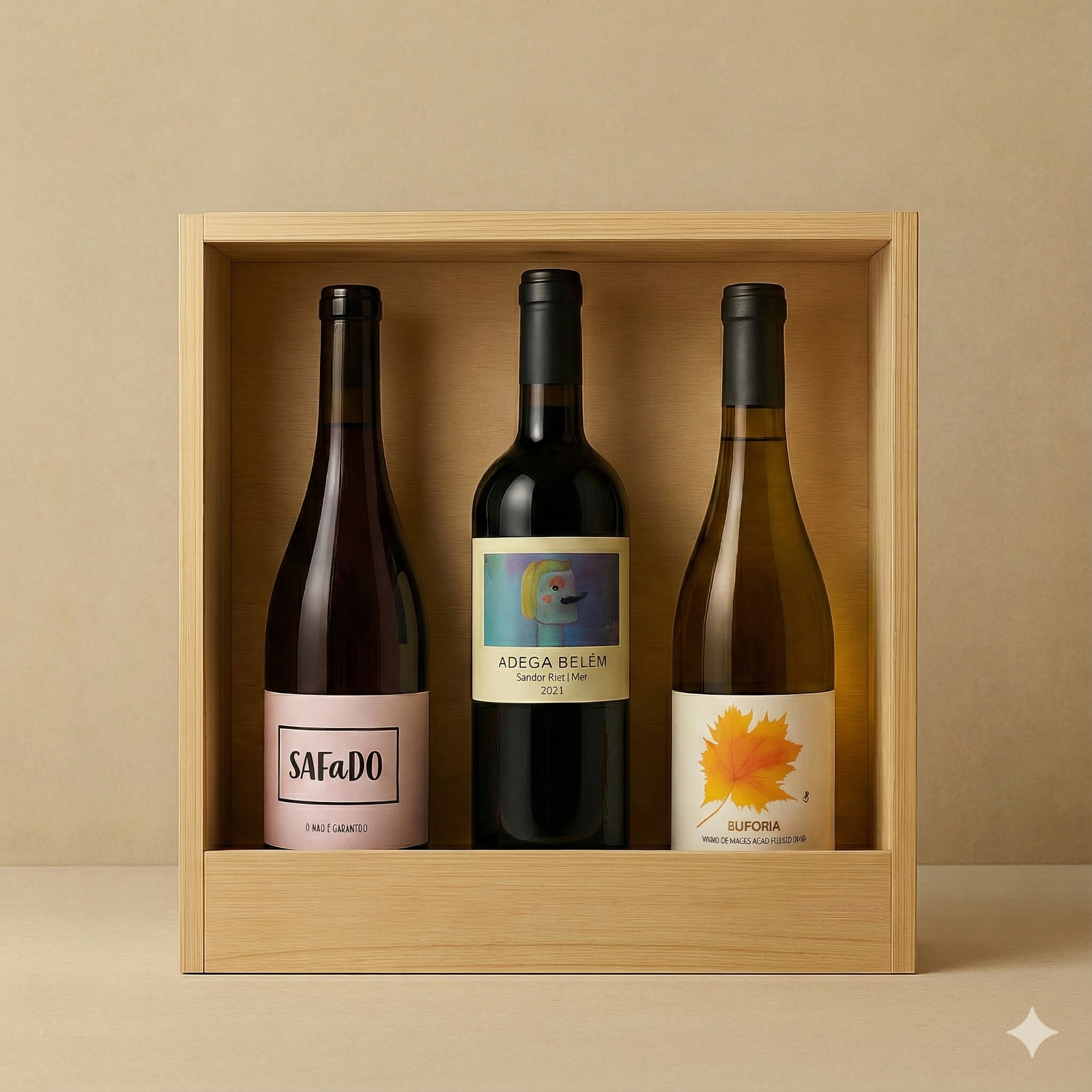Pack Essencial - 3 Vinhos Diferentes.